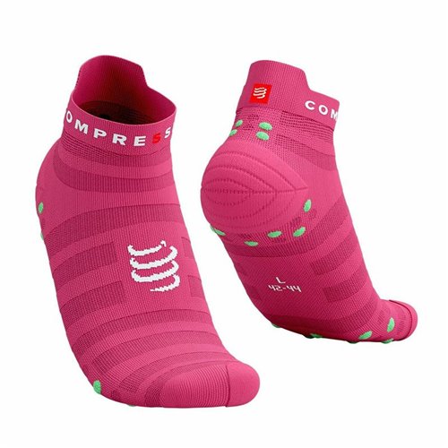 Sportstrumpor Compressport Pro Racing Mörkrosa