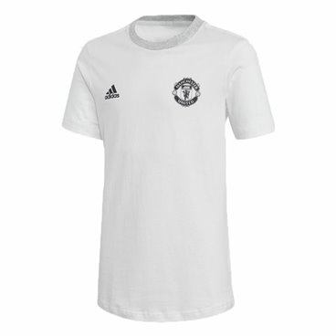 Kortärmad fotbollströja, Barn Adidas  Manchester United Vit