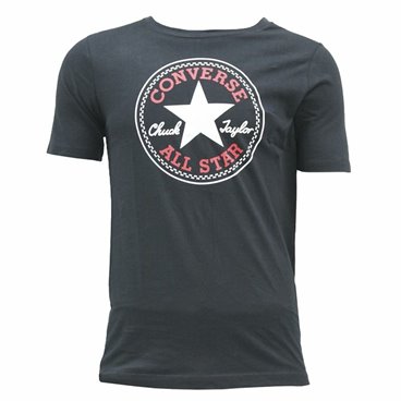 Barn T-shirt med kortärm Converse  Core Chuck Taylor Patch  Blå