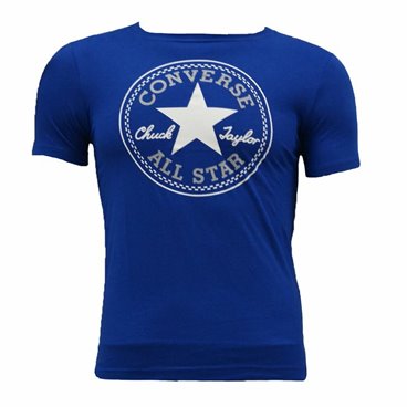 Barn T-shirt med kortärm Converse  Core Chuck Taylor Patch  Blå