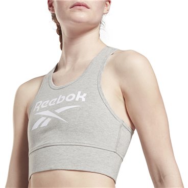 Reebok 运动上衣，女士 BRALET GR9393 灰色