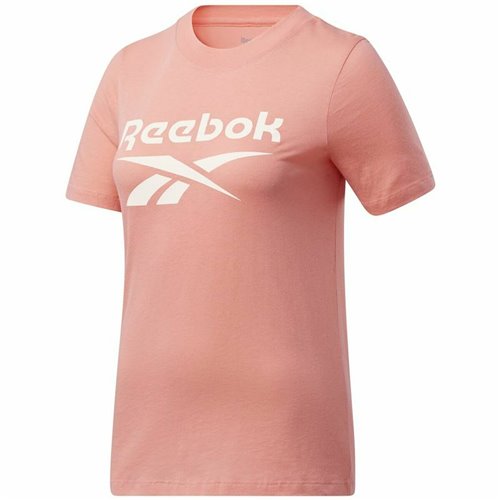 T-shirt med kortärm Dam Reebok Identity Logo Rosa