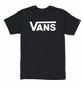 Vans 儿童短袖 T 恤 Drop V 男童黑色