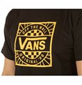 T-shirt med kortärm Herr Vans Original B-B  Svart