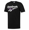 T-shirt med kortärm Herr Reebok Classic Vector Svart