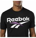 T-shirt med kortärm Herr Reebok Classic Vector Svart