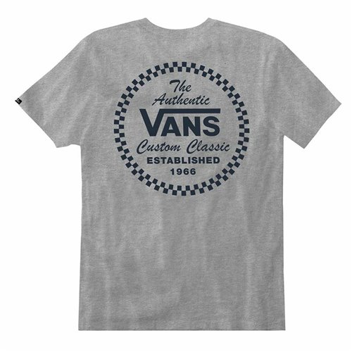 Vans 灰色男士定制类短袖 T 恤