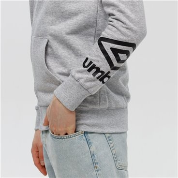 Tröja med huva Herr FW TERRACE ZIP HOODIE Umbro 66063U 263 Grå