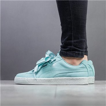 Gymnastiksko, Dam Puma Heart Pebble Aquamarine