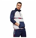 Tommy Hilfiger 深蓝色撞色男士运动夹克