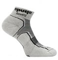 Spuqs 灰色 Coolmax 减震运动袜