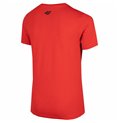 4F 红色法兰绒儿童短袖T恤
