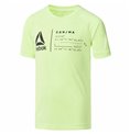 T-shirt med kortärm Herr Reebok Sportswear B Wor Limegrön