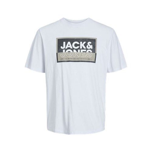 T-shirt med kortärm Herr Jack & Jones COLOGAN TEE SS 12253442  Vit