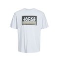 T-shirt med kortärm Herr Jack & Jones COLOGAN TEE SS 12253442  Vit