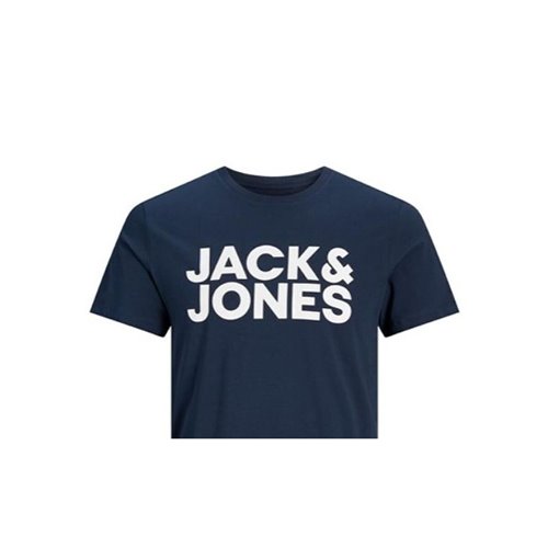 T-shirt med kortärm Herr Jack & Jones JJECORP LOGO TEE 12151955 Marinblå