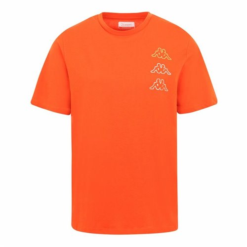 T-shirt med kortärm Herr Kappa Kemilia Orange