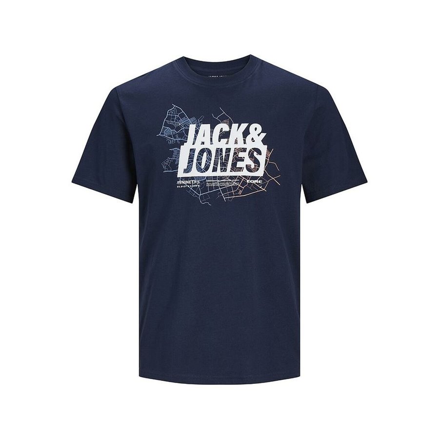 Jack & Jones 男士短袖T恤 LOGO TEE SS 12252376 深蓝色