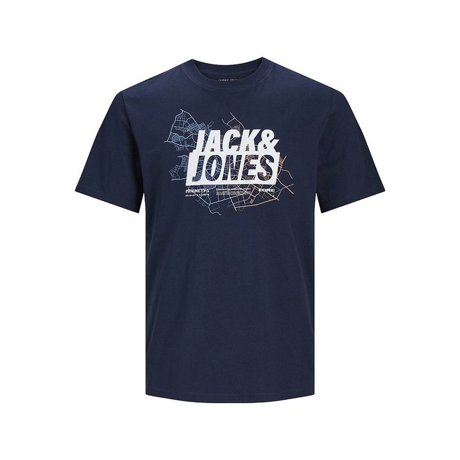 T-shirt med kortärm Herr Jack & Jones LOGO TEE SS 12252376 Marinblå