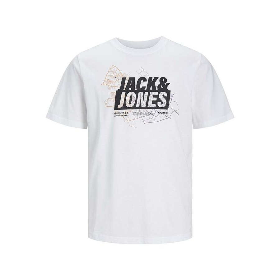 T-shirt med kortärm Herr Jack & Jones LOGO TEE SS 12252376 Vit