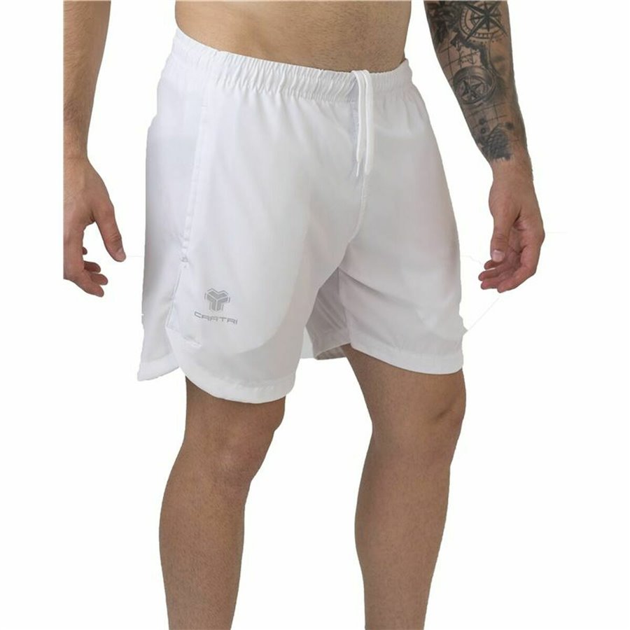 白色男士运动短裤