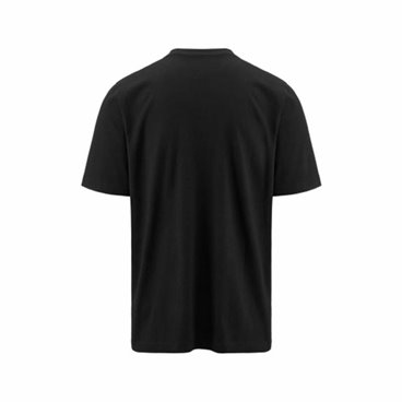 Kappa 黑色 Ediz CKD 男士短袖 T 恤