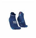 Sportstrumpor Compressport Pro Racing Blå