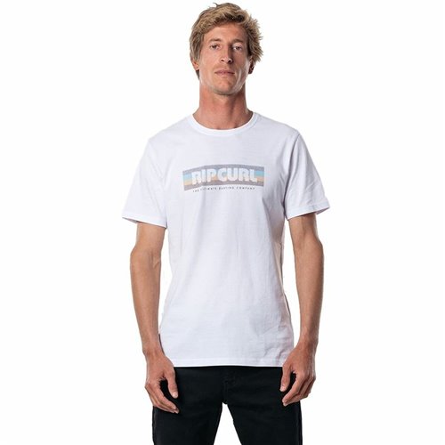 T-shirt med kortärm Herr Rip Curl El Mama Vit