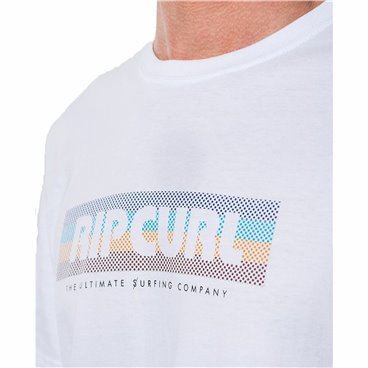 T-shirt med kortärm Herr Rip Curl El Mama Vit