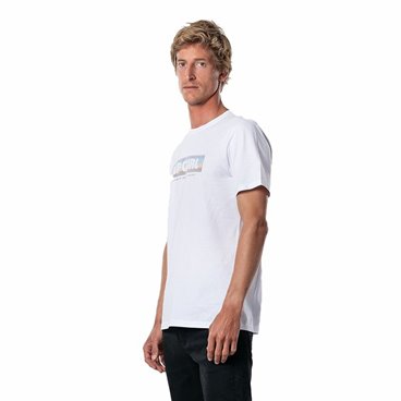 T-shirt med kortärm Herr Rip Curl El Mama Vit