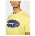 T-shirt med kortärm Herr Champion Crewneck Gul