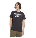 Reebok 男士短袖T恤 大 LOGO TEE HD4222 黑色