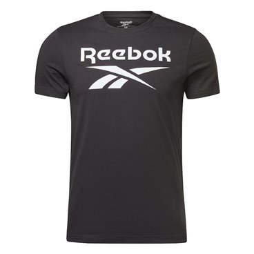 T-shirt med kortärm Herr Reebok BIG LOGO TEE HD4222 Svart