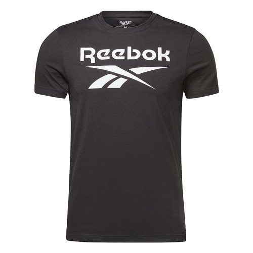 Reebok 男士短袖T恤 大 LOGO TEE HD4222 黑色