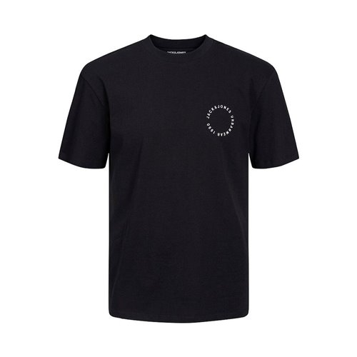 T-shirt med kortärm Herr Jack & Jones JJSUNSET TEE SS CREW NECK 12221013 Svart