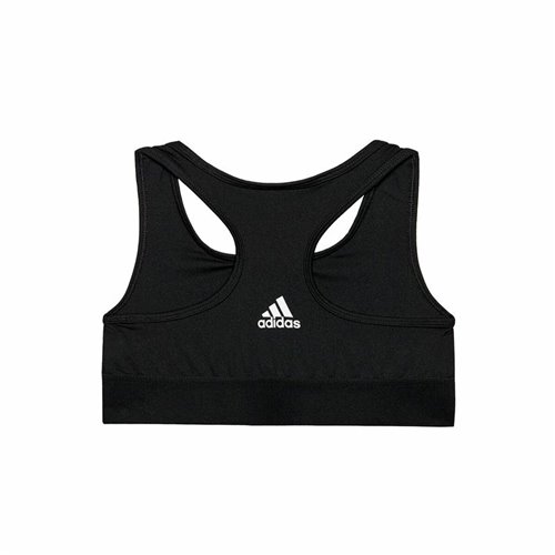 Sport-BH Adidas Sports Single Jersey Barn Svart