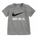 Barn T-shirt med kortärm Nike Swoosh Jdi Ss  Grå