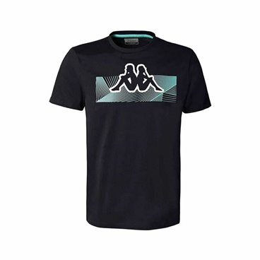 T-shirt med kortärm Herr Kappa Eryx Graphik Mörkblå
