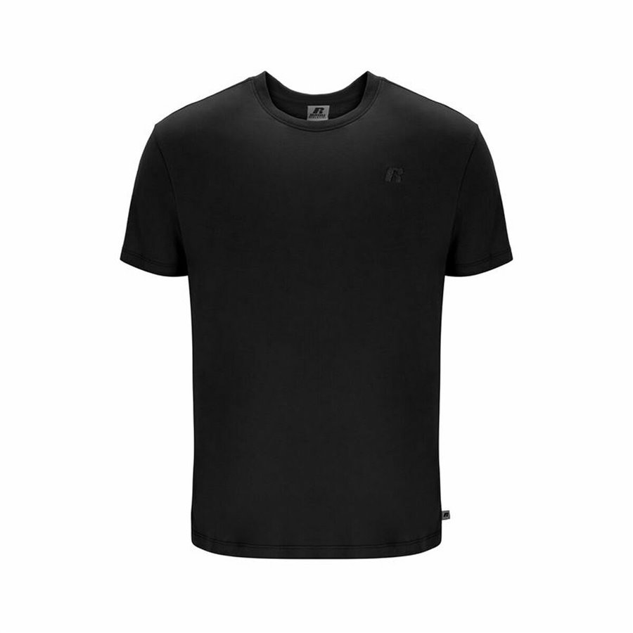 T-shirt med kortärm Herr Russell Athletic Amt A30011 Svart