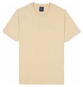 T-shirt med kortärm Herr Champion Crewneck Beige