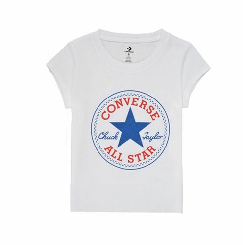 T-shirt med kortärm Herr Converse Timeless Vit