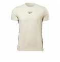 T-shirt med kortärm Herr Reebok Identity Tape Beige