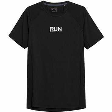 T-shirt med kortärm Herr 4F Run Svart