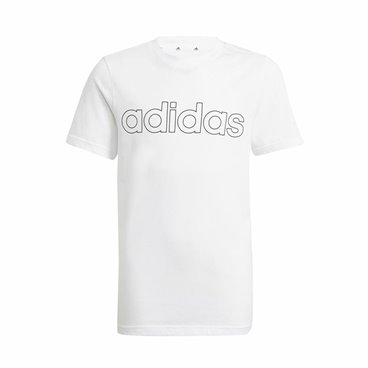 Barn T-shirt med kortärm Adidas Essentials Vit