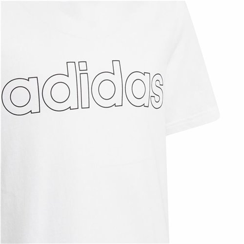 Adidas 儿童基本款短袖T恤（白色