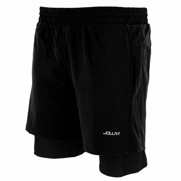 Sportshorts för män Joluvi Meta Duo Svart