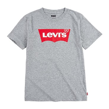 Levi's 灰色蝙蝠翼儿童短袖T恤 浅灰色