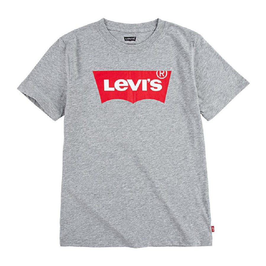 T-shirt med kortärm Barn Levi's Batwing Grå Ljusgrå