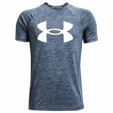 T-shirt med kortärm Barn Under Armour Tech Twist SS Blå Indigo