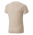 Barn T-shirt med kortärm Puma Beige